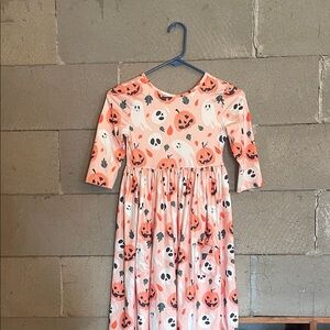 Kids Halloween Pumpkin and Ghost Dress Girls size 9/10